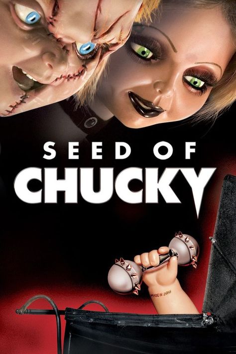 Chucky And His Bride, Seed Of Chucky, Chucky Movies, Halloween Episodes, Childs Play Chucky, Chucky Doll, Bride Of Chucky, Horror Posters, Movies And Series