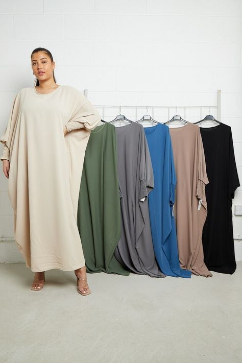 Maxi Dress Party Wear, Plain Abaya, Arab Dress, Dress Party Wear, Loose Maxi Dress, Dress Long Sleeves, Maxi Dress Party, Dress Party, Bat Wings