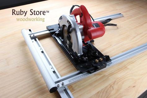 Saw Guide for Circular saws, Circular Saw Not Included-in Hand Tool Sets from Tools on Aliexpress.com | Alibaba Group Skill Saw Guide, Circular Saw Guide Rail, Officine In Garage, Circular Saw Guide, Circular Saw Track, Woodworking Accessories, Skill Saw, Serra Circular, Circular Table