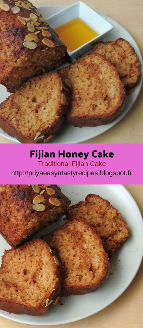 Fiji Desserts, Fijian Food Recipes, Fiji Food Recipes, Fijian Desserts, Fiji Recipes, Dutch Honey Cake, Fijian Recipes, Honey Cake Recipe Easy, Fiji Food