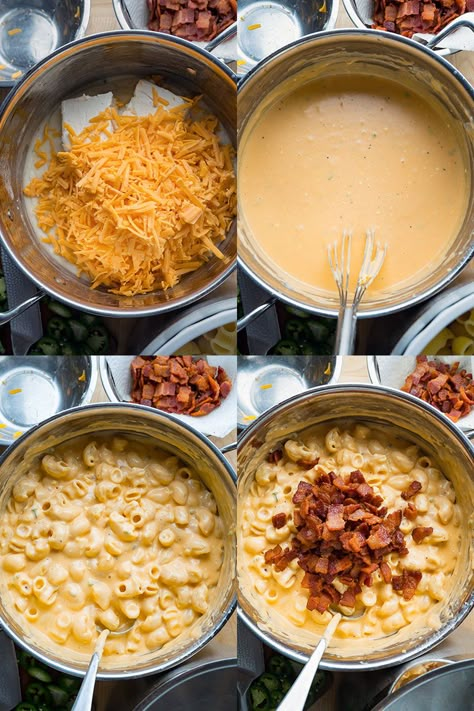 Jalapeno Popper Mac and Cheese Mac And Cheese Recipe Jalapeno, Jalepeno Popper Mac N Cheese, Fancy Mac N Cheese, Jalapeño Bacon Mac And Cheese, Jalapeno Mac And Cheese Recipe, Mac And Cheese Thanksgiving, Jalapeño Mac And Cheese, Jalapeno Popper Mac And Cheese, Bacon Jalapeno Mac And Cheese