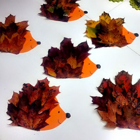 Go on a nature walk to collect leaves for this fun hedgehog craft! Fall Leaf Crafts, Hedgehog Craft, Autumn Leaves Craft, Crafty Morning, Fun Fall Crafts, Fall Art Projects, Autumn Display, Leaf Crafts, Autumn Crafts