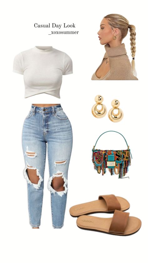 Boho sheek Boho Sheek, Comfy Casual Outfits, Cute Lazy Day Outfits, Cute Swag Outfits, Casual Chic Outfit, Cute Everyday Outfits, Baddie Outfits Casual, Cute Simple Outfits, Chic Outfit