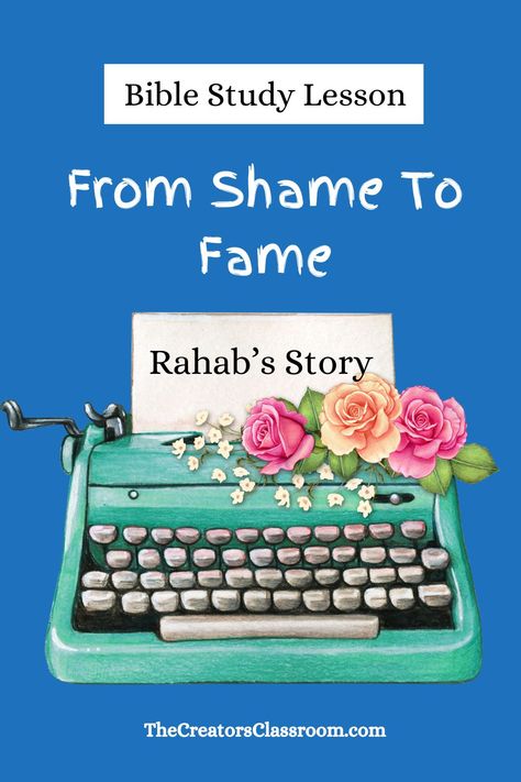 Rahab's story gives us hope. No matter where we've been or what we've done, our past does not have to dictate our future. Mini Bible, Book Of Hebrews, Bible Study Lessons, Forgiving Yourself, Our Future, Faith In God, Bible Study, Matter, Bible