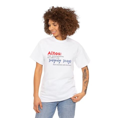 Alto Quotes Music Tee Unisex Cotton Tshirt for Singers and Choir Enthusiasts Singer Alto Shirt Choir Collection Friend Gift A Capella - Etsy Australia Quotes Music, Music Tees, Music Quotes, Choir, Etsy Australia, Singers, Gifts For Friends, Cotton Tshirt, Adult Outfits