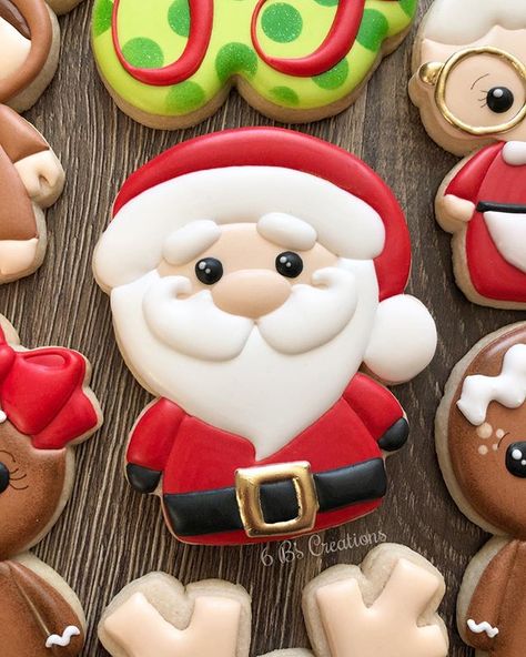 Christmas Cupcake Cake, Teacher Cookies, German Christmas Cookies, Gingerbread Cookies Decorated, Christmas Cookie Box, Best Christmas Cookie Recipe, Cute Christmas Cookies, Best Christmas Cookies, Pretty Cookies