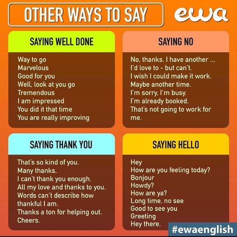 Another Way To Say How Are You, Another Way To Say Thank You, Study Things, Instagram Comments, Ways To Say Hello, Other Ways To Say, English Language Learning Grammar, Saying Yes, Thank You Quotes