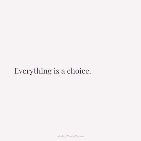 Empower yourself with the realization that every decision, big or small, is a choice you make. Your choices shape your journey and ultimately define who you are. Remember, everything is a choice. Make them wisely.  #selflove #motivation #mindset #confidence #successful #womenempowerment #womensupportingwomen Big Decision Quotes, Qoutes About Confident, Everything Is A Choice, Success Is A Decision, Decision Quotes, Esteem Quotes, Choose Yourself, Selflove Motivation, Random Quotes