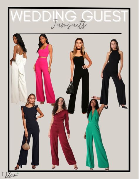 These jumpsuits are the perfect special occasion outfit for a wedding guest outfit or a cute date night look. I love formal jumpsuits for special occasion outfits. Click here to find a wedding guest outfit. #weddingguestoutfit Outfit For A Wedding Guest, Wedding Guest Jumpsuits, Formal Jumpsuits, Cute Date Night, Jumpsuit For Wedding Guest, Cute Date, Occasion Outfit, Formal Jumpsuit, Special Occasion Outfits