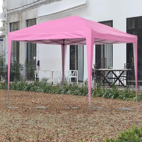 Zenova 10' x 10' Outdoor Pop Up Canopy Tent Patio Gazebo Party Wedding Tent - On Sale - Bed Bath & Beyond - 32270581 Gazebo Party, Best Patio Umbrella, Tent Room, Canopy Tent Outdoor, Backyard Picnic, Trade Show Booth Design, Pop Up Canopy Tent, Bed Tent, Tent Sale