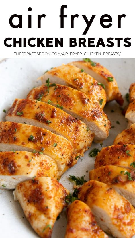 Air Fryer Chicken Breasts, Air Fryer Recipes Chicken Breast, Air Fryer Oven Recipes, Air Fry Recipes, Meal Prep Recipes, Air Fried Chicken, Air Fryer Recipes Chicken, Air Fryer Dinner Recipes, Chicken Meal Prep