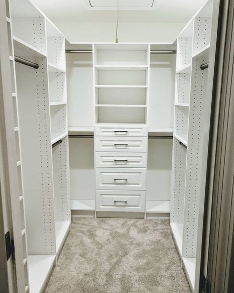 Walk-in Closet Built In Walkin Closet Ideas, Walkin Closet For Couple, Closet By Design Walk In, Tiny Walk In Closet Ideas Storage, Closet Organization Ideas Square Walk In, Remodel Small Walk In Closet, Walk In Closet Ideas 7x7, Condo Walk In Closet Ideas, Walking Closet Masterbedroom