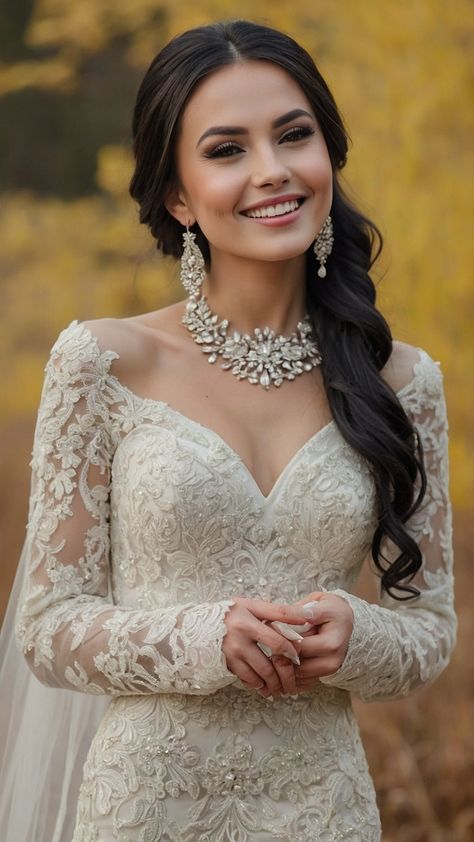 Discover 20 stunning winter bridal hairstyles for long straight short hair half-up half-down crown wedding bun veil and short hair Stay on trend with the latest styles for your special day Bun Veil, Winter Waterfall, Straight Short Hair, Hair Flowing, Wedding Bun, Chic Bob, Real Life Princesses, Hair Flow, Winter Bride