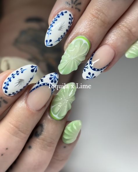 Tequila Nails, Nail Art Fruit, Art Skateboard, Nail Lab, Ideas Para Uñas, Asian Nails, Art Fruit, Nail Art Inspo, Get Nails