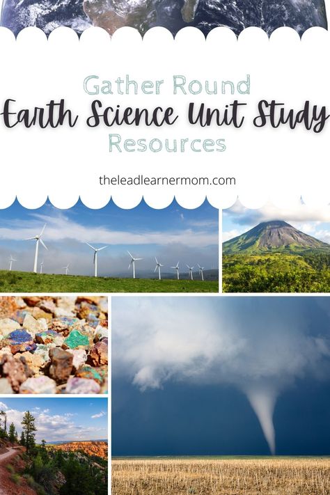 Homeschool Earth Science, Weather Unit Study Homeschool, Earth Science Activities Middle School, Earth Science Unit Study, Gather Round Homeschool, Earth Science High School, Earth And Space Science High School, Elementary Earth Science, Earth Science Middle School