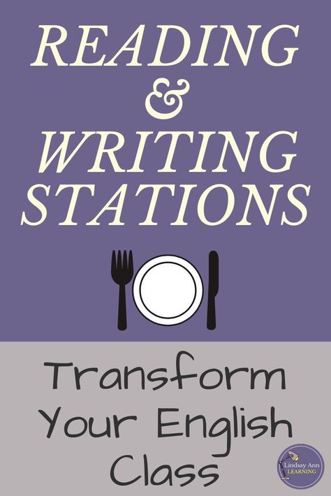 Middle School Reading Strategies, Reading Activities For Middle School, Reading School, Fun Reading Activities, Reading Stations, Writing Station, Middle School Writing, Learning Stations, Middle School Language Arts