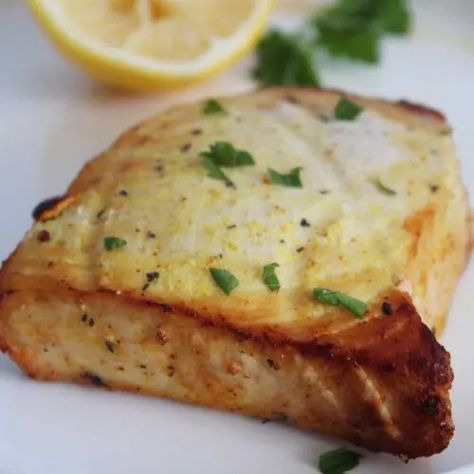 Airfryer Swordfish Recipes, Swordfish Recipes Air Fryer, Air Fryer Swordfish, Swordfish Steak Recipe, Baked Swordfish, Ninja Airfryer, Air Fryer Recipes Pork, Air Fried Fish, Air Fryer Fish Recipes