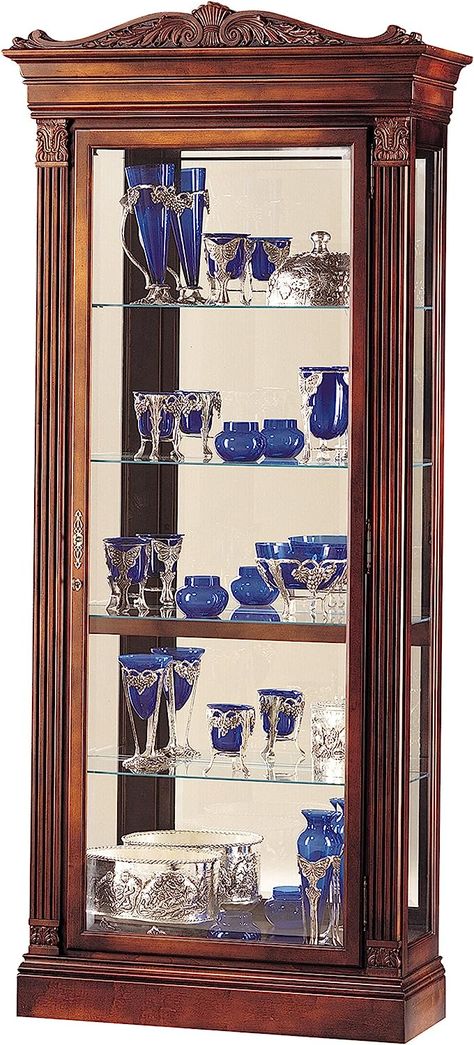 Curio cabinet decor