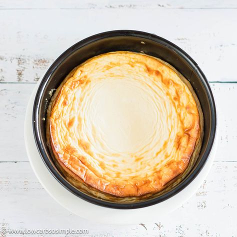 Carnivore Cheesecake in the Oven | Low-Carb, So Simple! Carnivore Cheesecake, Paleo Meal Plan, Salad Sauce, Springform Pan, Cheesecake Recipe, Pancakes And Waffles, Breakfast Breads, Oven Racks, Vegetarian Cheese