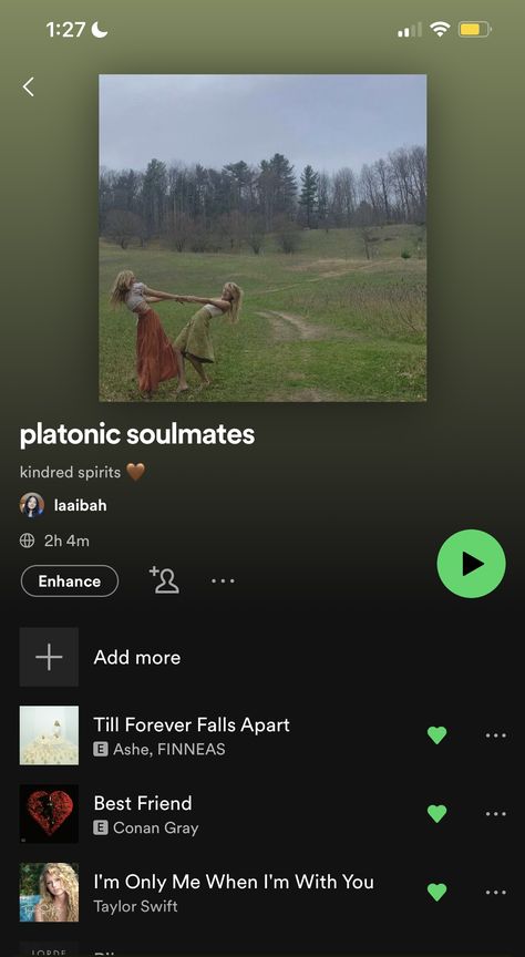 Playlist For Best Friend, Songs About Best Friends Playlist, More Than Friends Playlist, Friend Playlist, Just Friends Playlist, Spotify Playlist Best Friend, Spotify Apple, Playlist Ideas, Music Nerd