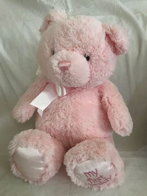 Teddy Grahams, Jellycat Stuffed Animals, Animals For Sale, Stuff Animals, Cute Squishies, Pink Bear, Pink Teddy Bear, Pink Teddy, Pets For Sale