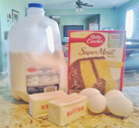 Cornbread Cake Recipe, Duncan Hines Cake, Cornbread Cake, Betty Crocker Cake Mix, Betty Crocker Cake, Boxed Cake, Tailgating Recipes, Box Cake Mix, White Cake Mixes