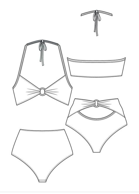 Fashion Design Inspiration Board, Adobe Illustrator Graphic Design, Fashion Illustrations Techniques, Taylor Swift Tour Outfits, Flat Sketches, Dress Design Sketches, Fashion Inspiration Design, Designer Swimwear, Pdf Sewing Patterns