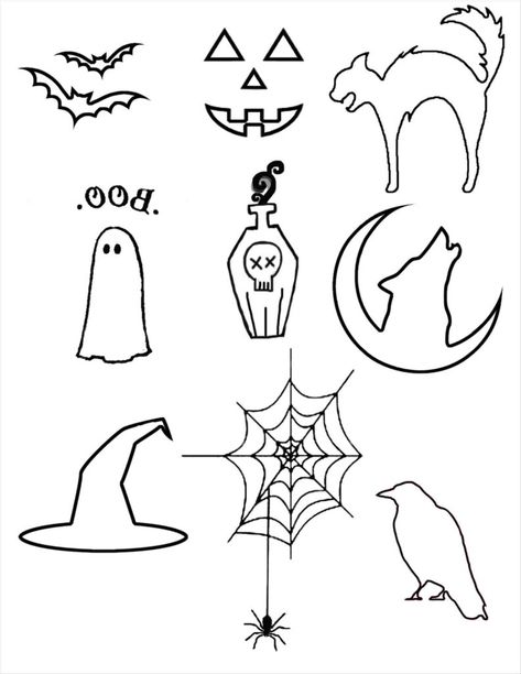 Halloween Pictures To Draw, Easy Halloween Drawings, Cute Halloween Drawings, Front Lighting, Drawing Halloween, Scary Drawings, Halloween Drawings, Easy Drawings Sketches, Halloween Tattoos