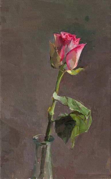 Flower Power Art, Still Life Flowers, Still Lifes, 수채화 그림, Plant Drawing, Painting Still Life, Still Life Art, Rose Painting, Flower Art Painting