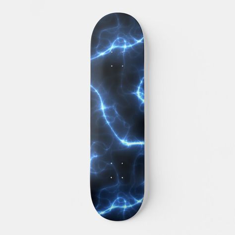 Blue Skateboard, Cruiser Boards, Custom Skateboards, Skateboard Design, Longboards, Skateboard Decks, Blue Pattern, Skateboarding, Outdoor Gear