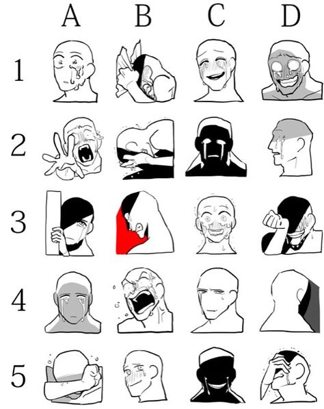 crying expression meme Angry Face Drawing Reference, Facial Expressions Drawing, Drawing Face Expressions, Art Teaching, Drawing Faces, 캐릭터 드로잉, Drawing Expressions, Poses References, Face Expressions