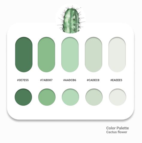 Cactus Color Palette, Instagram Branding Design, Pantone Colour Palettes, Hex Color Palette, Palette Design, Palette Art, Paint Color Palettes, Hex Color Codes, Green Colour Palette