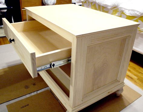 good example of drawer face frame construction Diy Printer Cabinet, Diy Printer Stand Ideas, Printer Stand Diy, Diy Printer Stand, Diy Desk Table, Sketchup Woodworking, Printer Table, Jen Woodhouse, Printer Storage