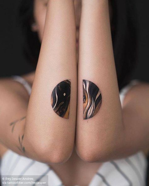 Matching marble tattoo. Jasper Tattoo, Great Tattoo Ideas, Forearm Tattoo Ideas, Mother Nature Tattoos, Explore Tattoo, Forearm Tattoo Design, Most Popular Tattoos, Line Work Tattoo, Subtle Tattoos