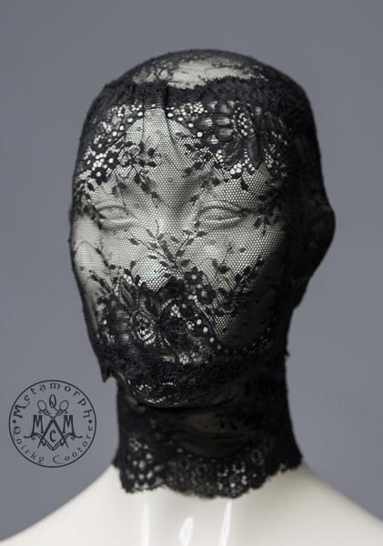 Full Face Cover Mask Aesthetic, Full Face Masquerade Mask, Lace Blindfold, Half Masks, Lace Hood, Capitol Couture, Face Lace, Unique Masks, Face Veil