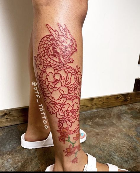 Side Calf Tattoo, Side Calves Tattoos For Women, Side Calf Tattoos For Women, Traditional Tattoo Leg Sleeve, Tattoo Artist Tips, Calf Tattoos For Women, Shin Tattoo, Tattoo Apprentice, Elbow Tattoos