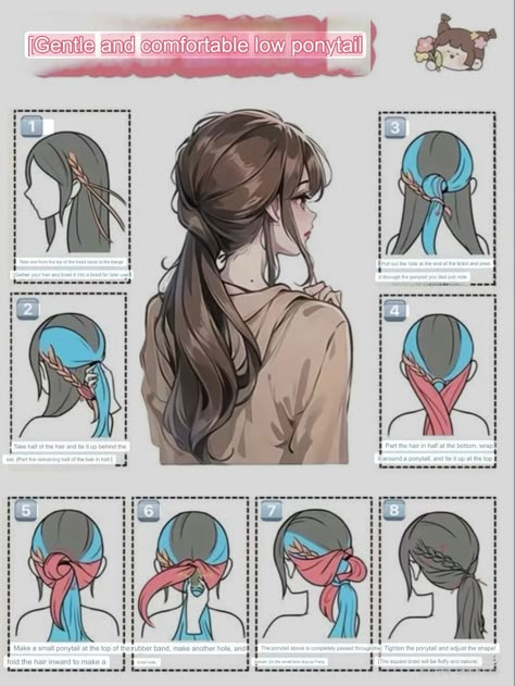 Hairstyles Step By Step, Cool Hair Designs, Hair Style Korea, Dyed Hair Inspiration, Hairstyles For Layered Hair, Step By Step Hairstyles, Hair Tutorials Easy, Peinados Fáciles Para Cabello Corto, Hair Tutorials For Medium Hair