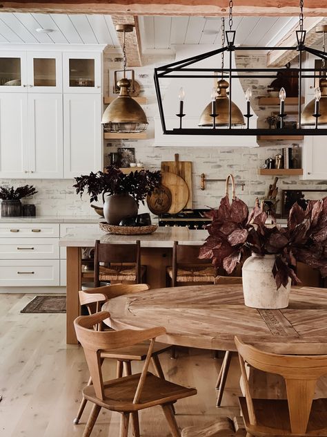 mixing wood tones Mixing Wood Tones, Bonnie Ryan, Farmhouse Exterior Design, Farmhouse Designs, Ryan Homes, Wood Counter Stools, Modern Farmhouse Exterior, Moving Furniture, Wood Tones