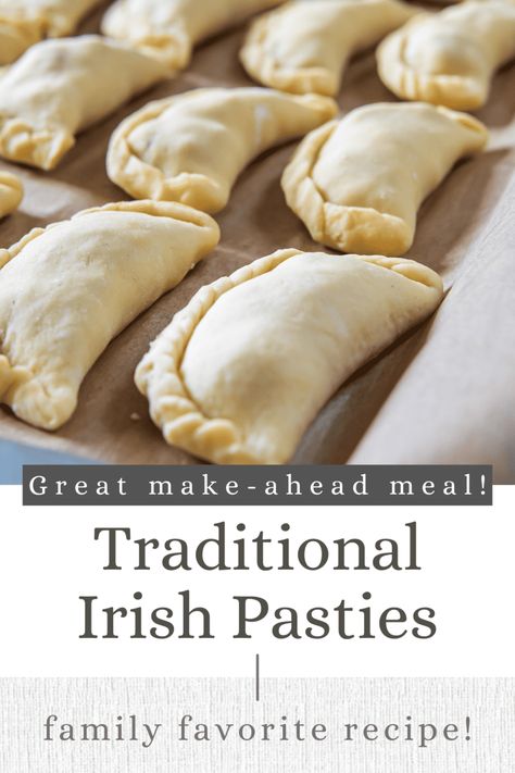 Irish Pasties Recipes, Irish Meat Pies, Irish Dishes Traditional, Irish Pasties, Homemade Lunch Meat, Yule Party, Roast Beef Lunch, Irish Dinner Recipes, Irish Food Recipes