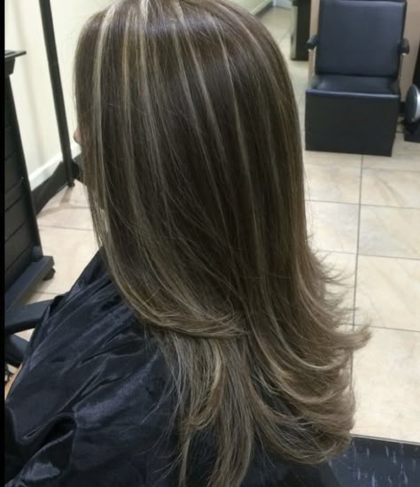 Brown Hair Inspo, Brunette Hair With Highlights, Hair Streaks, Brown Hair With Blonde Highlights, Brown Hair Balayage, Hair Stylies, Haircuts Straight Hair, Brown Blonde Hair, Hair Inspiration Color