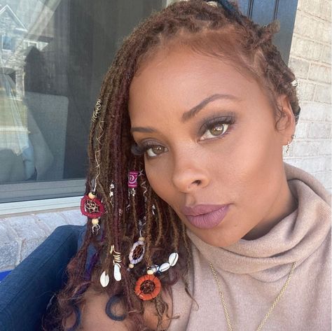 Eva Marcille's Loc Journey New Locs, Eva Marcille, Platinum Blonde Pixie, Real Housewives Of Atlanta, Short Locs Hairstyles, Faux Locs Hairstyles, Celebrity Photography, Housewives Of Atlanta, Blonde Pixie Cuts