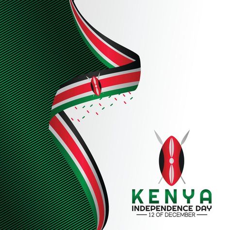 Kenya Independence Day Vector Design Illustration. Indepence Day Poster, Kenya Independence Day, Christian Quotes Wallpaper, Wallpaper Quotes, Vector Design, Christian Quotes, Design Illustration, Kenya, Independence Day