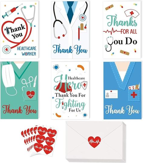 36 Pack Thank You Card Healthcare Workers Thank You Card Doctor Gifts Nurse Gifts Medical Appreciation Card for Nurses, Doctors EMTs Essential Workers Gift Card Set with Envelopes and Stickers Doctor Thank You Card, Nurse Thank You Card, Thank You Card For Doctor, Cards For Nurses, Thank You Poster, Greeting Card Organizer, Thank You Nurses, Teachers Day Card, Teacher Thank You Cards