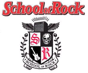 School of rock School Of Rock Musical, Musical Logo, Youth Logo, Rock Logo, Classroom Door Signs, Rock Tattoo, Film Logo, School Of Rock, Year 7