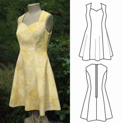 Totoro Dress, Half Scale Dress Form, Diy Wrap Dress, Scale Dress, Modern Dress Patterns, Princess Line Dress, Summer Dress Sewing Patterns, Gorgeous Summer Dresses, Sewing Dress