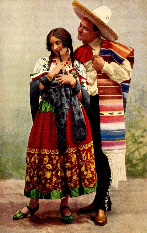 Vintage China Poblana Photo Mexico | Date not known | Karen Elwell | Flickr Mexican Traditional Clothing, Mexico Traditional, Mexican Clothing, Mexican Artwork, Mexican People, Mexican Paintings, Traditional Mexican Dress, Latino Art, Mexican Culture Art