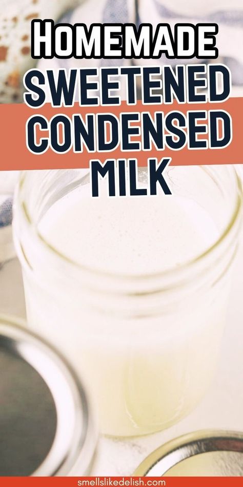 Homemade sweetened condensed milk is a must-have ingredient for any 
baker or cook. This versatile ingredient adds a richness to a variety of
 desserts and recipes. With just a few simple ingredients, you can 
easily make your own sweetened condensed milk right at home, perfect for
 those times when you need a can but don't have one on hand. Frozen Casserole Recipes, Sugar Free Condensed Milk, Homemade Sweetened Condensed Milk, Coffee Ice Cream Recipe, Sweetened Condensed Milk Recipes, Sweet Condensed Milk, Vegetable Bread, Jelly Doughnuts, Pantry Recipes