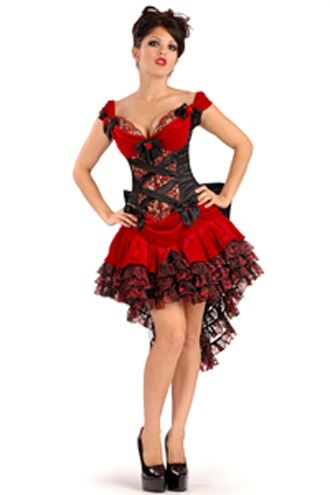 Fantasia Espanhola Saloon Girl Dress, Korsett Outfit, Plus Size Flapper Dress, Dance Performance Outfits, Burlesque Party, Riding Hood Costume, Saloon Girl, Costume Pirate, Character Movie