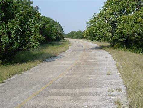 Abandoned Highway, Gravel Pit, Jones Road, Small Town America, Aerial Photograph, American Dream, Beautiful Scenery, The Road, Austin