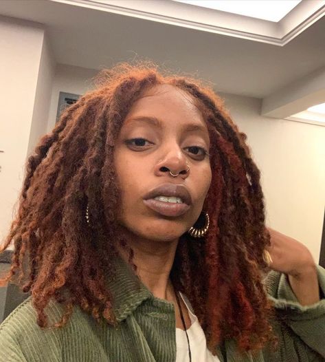 Feminine Urge, Beautiful Dreadlocks, Short Locs Hairstyles, Dreads Styles, Dreadlock Hairstyles, Hair Crush, Locs Hairstyles, Ginger Hair, Afro Hairstyles